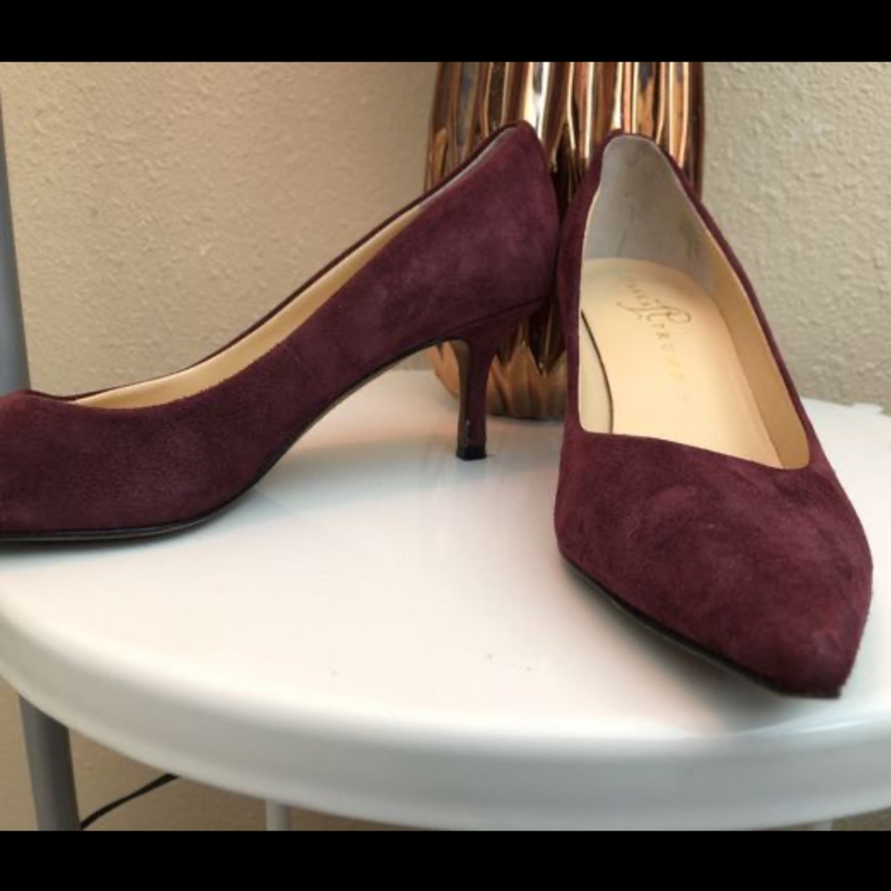 Ivanka Trump Una Burgundy Heels